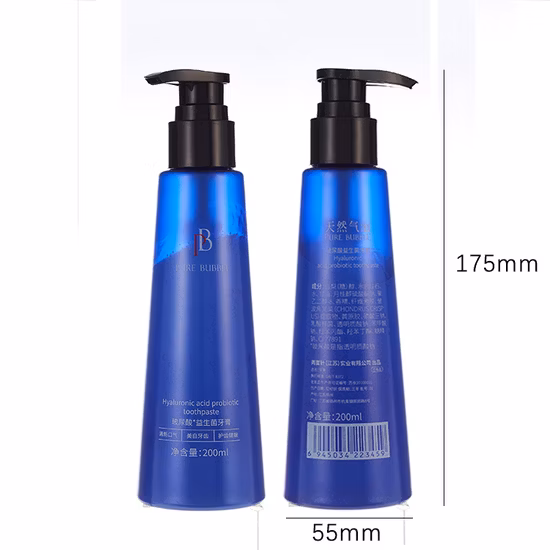 Dentifrice probiotique à l'acide hyaluronique sans fluorure de qualité supérieure de marque privée OEM pour le blanchiment des dents à l'haleine fraîche