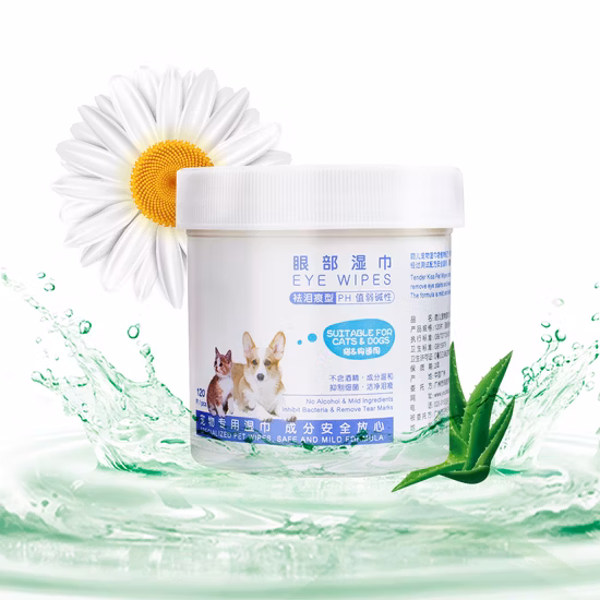 Usine OEM animaux de compagnie shampooing de nettoyage chiens et chats tissu Spunlace jetables lingettes de bain pour chiens et chats