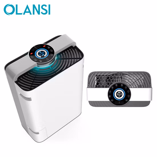 Purificateur d'air de désinfection UVC pour la maison chambre à coucher filtre à air Portable pour les fumeurs de poussière allergie au Pollen animaux de compagnie Olansi