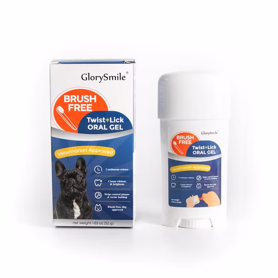 Glorysmile – dentifrice pour nettoyage des dents d'animaux, Gel de nettoyage buccal, goût de poulet, élimine la Plaque dentaire